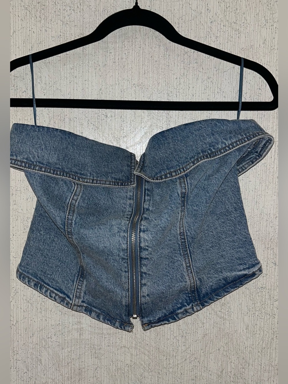 Denim tube Top - Blue